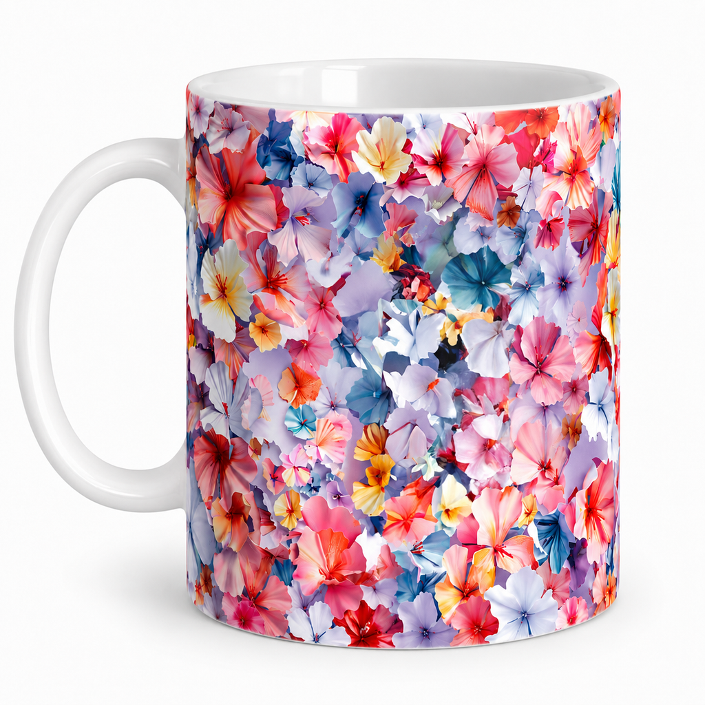 El Roi Floral Mug, The God Who Sees Me, Christian Faith Gift