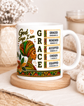 Personalised Faith Name Mug, Afrocentric Bible Affirmation Gift for Her